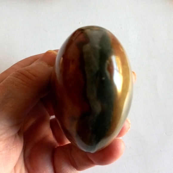 Polychrome Jasper Crystal Heart. - Picture 3 of 8